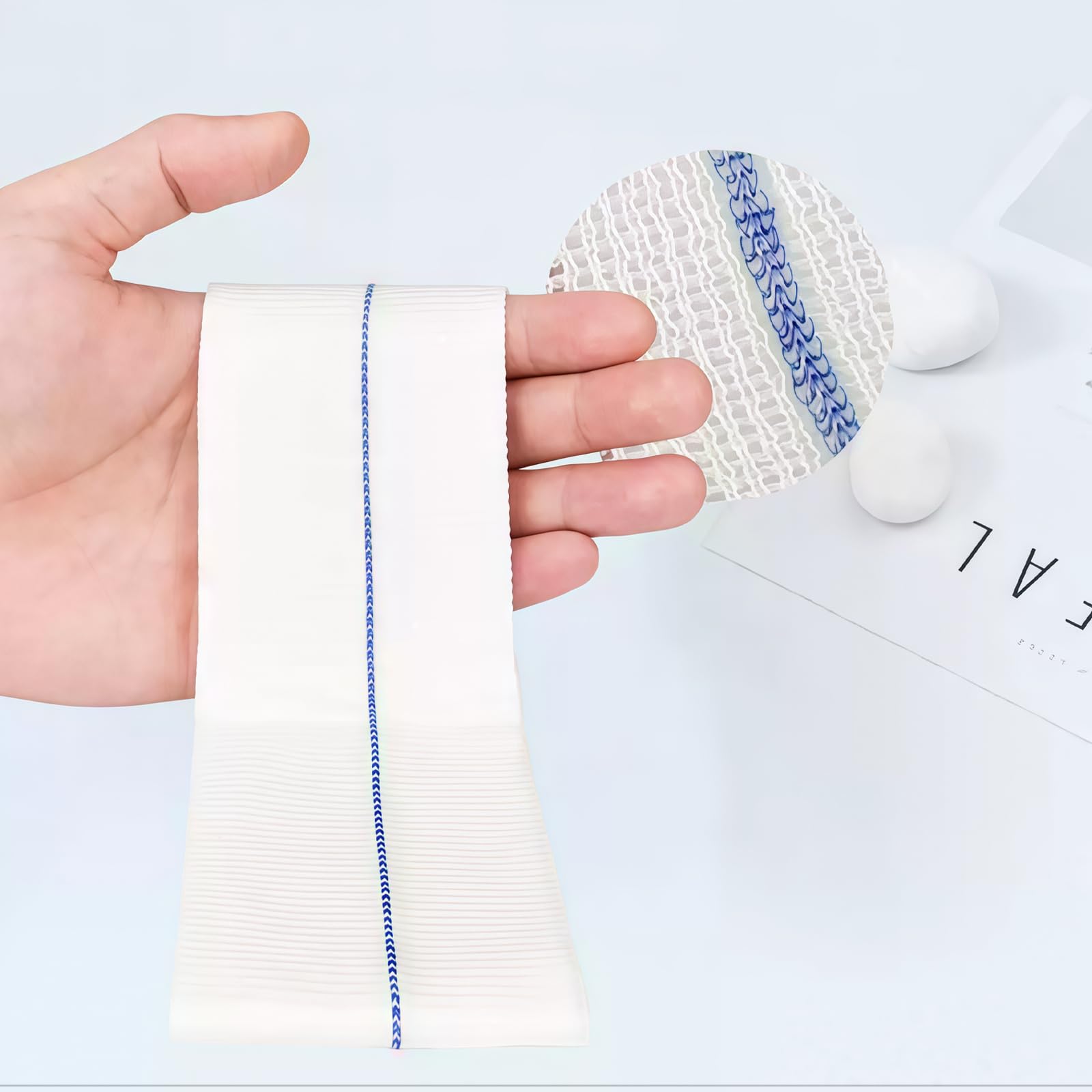Vendaje elástico de compresión tubular, medias de apoyo, vendaje de fijación, vendaje de apoyo 7,5 cm x 5 m, vendaje tubular vendaje para brazos, rodillas, piernas y dedos