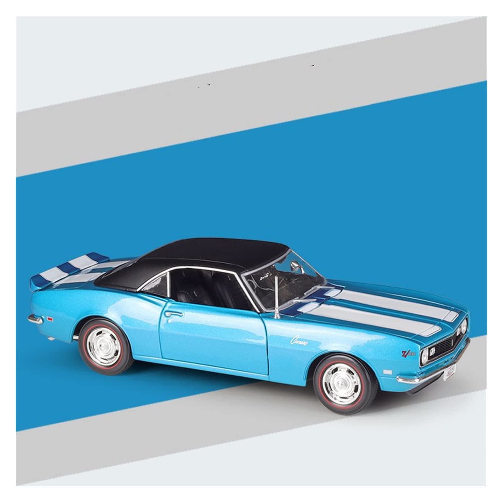 Amazon.co.jp: に適合する シボレー カマロ Z28 1968 1:18 合金車