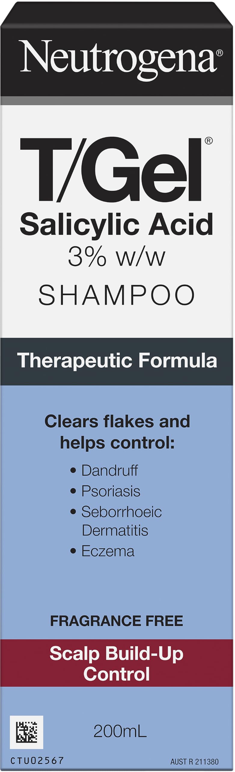 Neutrogena T/Gel Salicylic Acid 3% Therapeutic Shampoo 200mL
