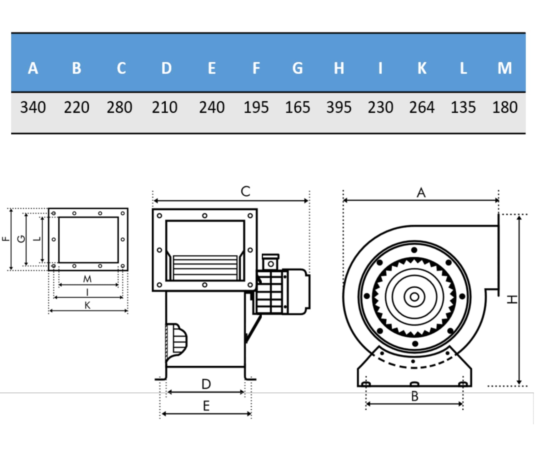 Ventola Di Scarico OCES 500W - Ventilatore Radiale Per Aspirazione, Potente 1950 M³/h - Foto 11
