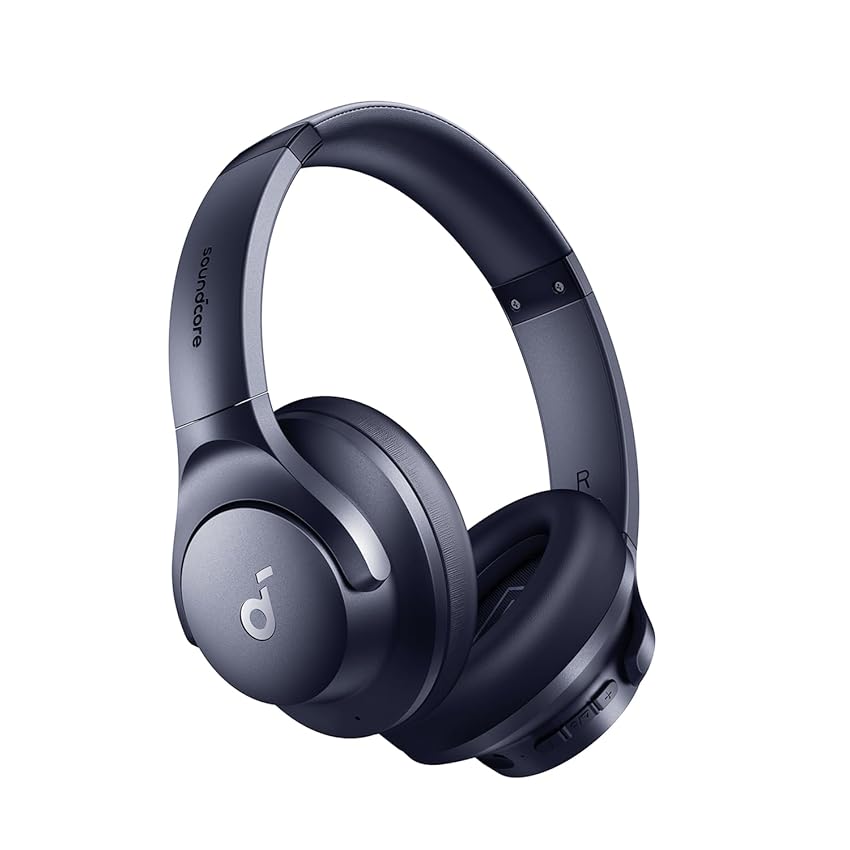 Immagine del prodotto Soundcore Cuffie Q20i Anker cancellazione attiva rumore ibrida, Bluetooth over-ear wireless, bassi potenti, personalizza con app, mod. Trasparenza