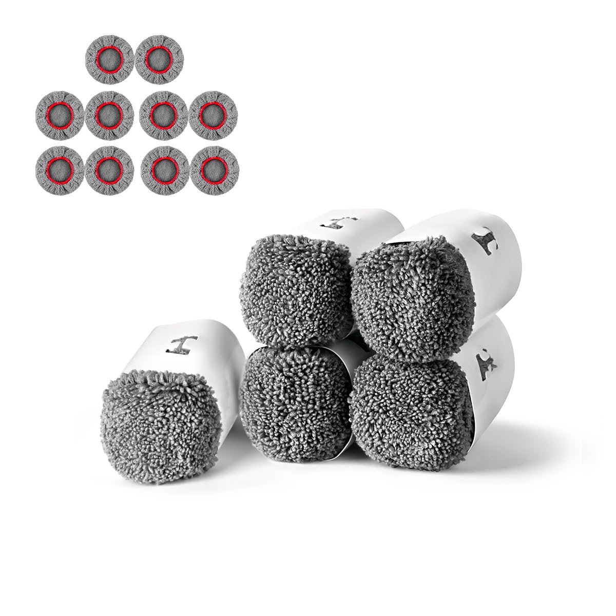 Lingettes HUTT S7 C7 S55 Pro microfibres d’origine pour robot lave-vitres
