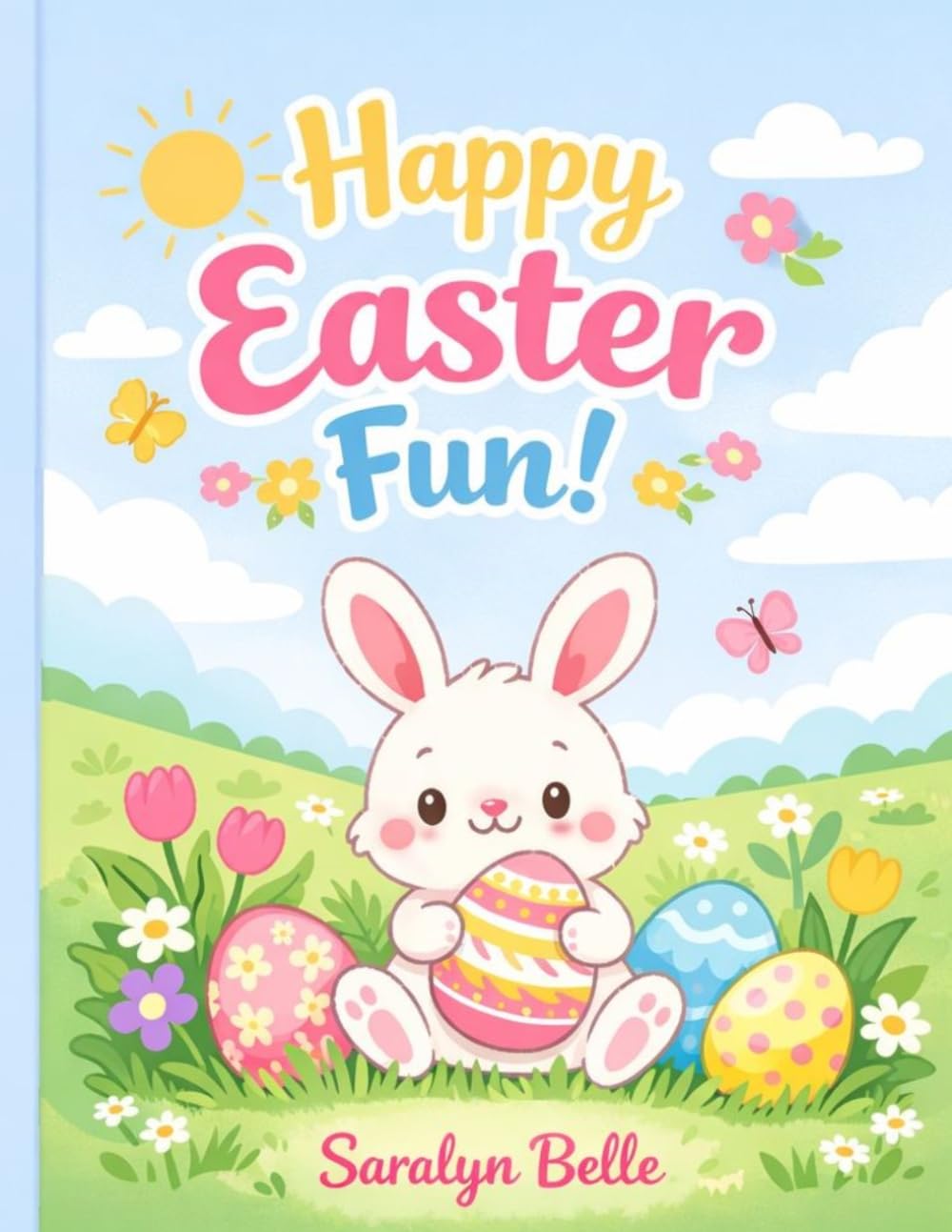 Easter Coloring Book for Kids 3-9: Ages 3–9 | Cute Bunnies, Eggs & Fun Spring Designs | Single-Sided for Markers