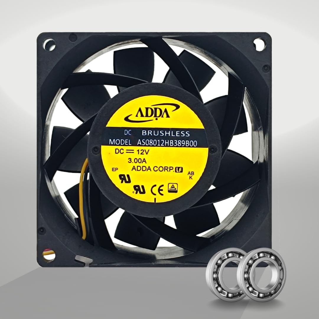 PGSA2Z® AS08012HB389B00 Size 80X80X38mm DC12V 3.00A 9000RPM Brushless Air Cooling Fan (B0BDFR2XBL) Amazon Price History, Amazon Price Tracker