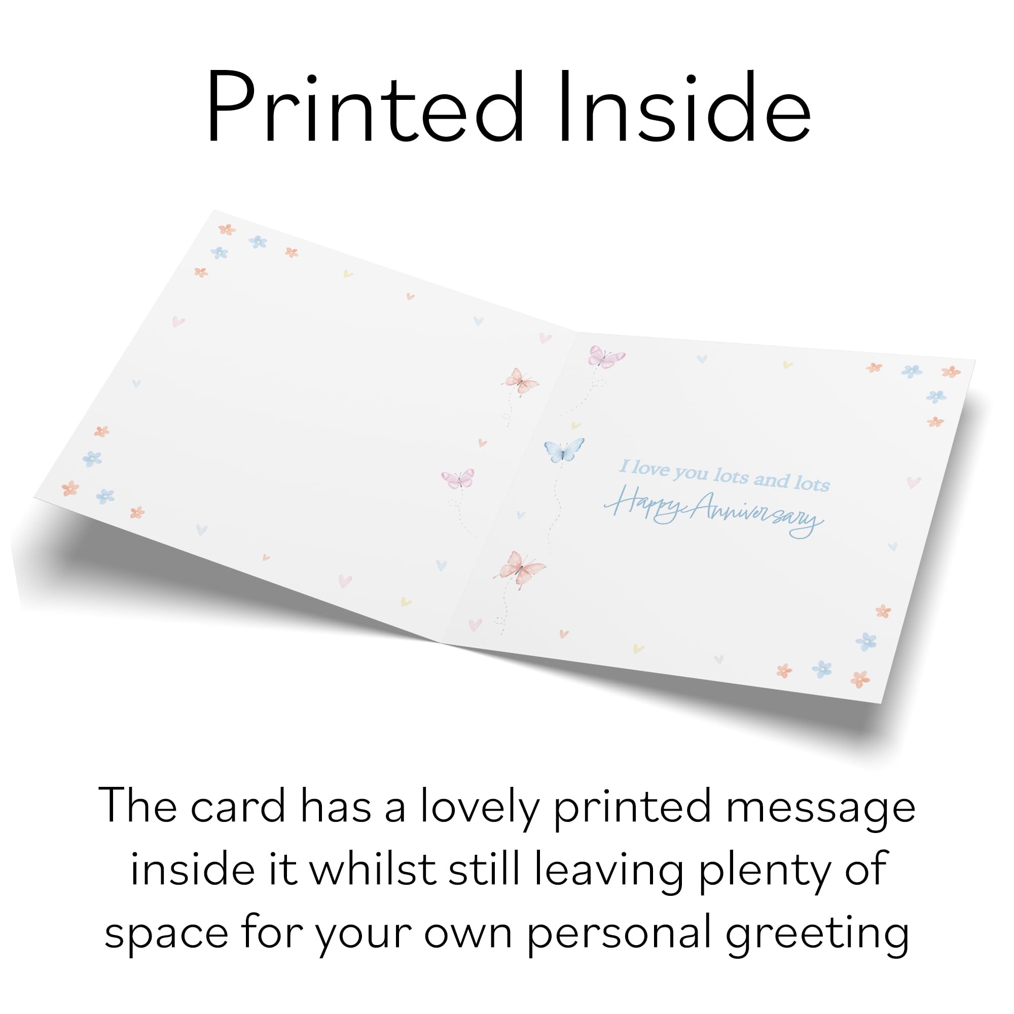 Hunts England, Husband 60th Anniversary Card, 60 Years, Diamond Anniversary, Romantic Meadows, Fun Card - Image 4