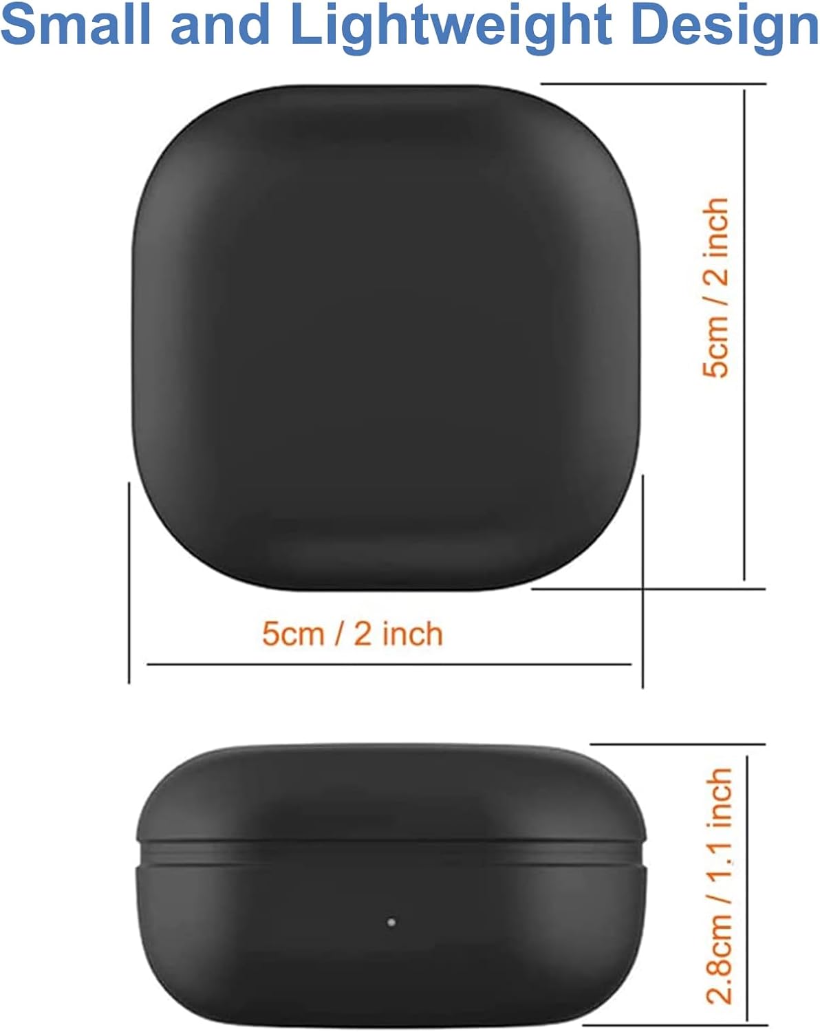 Charging Case for Galaxy Buds 2 Pro SM-R510, Charger Station ONLY for Samsung Galaxy Buds 2 Pro Bluetooth Earbuds (Black) - Image 5