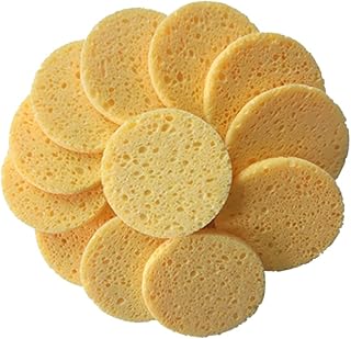 DRESSOOS Esponjas De Limpeza Suaves Para O Rosto 50 Peças Para Limpeza Esponja De Banho Esponjas De Maquiagem Para Base Esponjas De Banho Esponjas Naturais De Celulose Comprimida