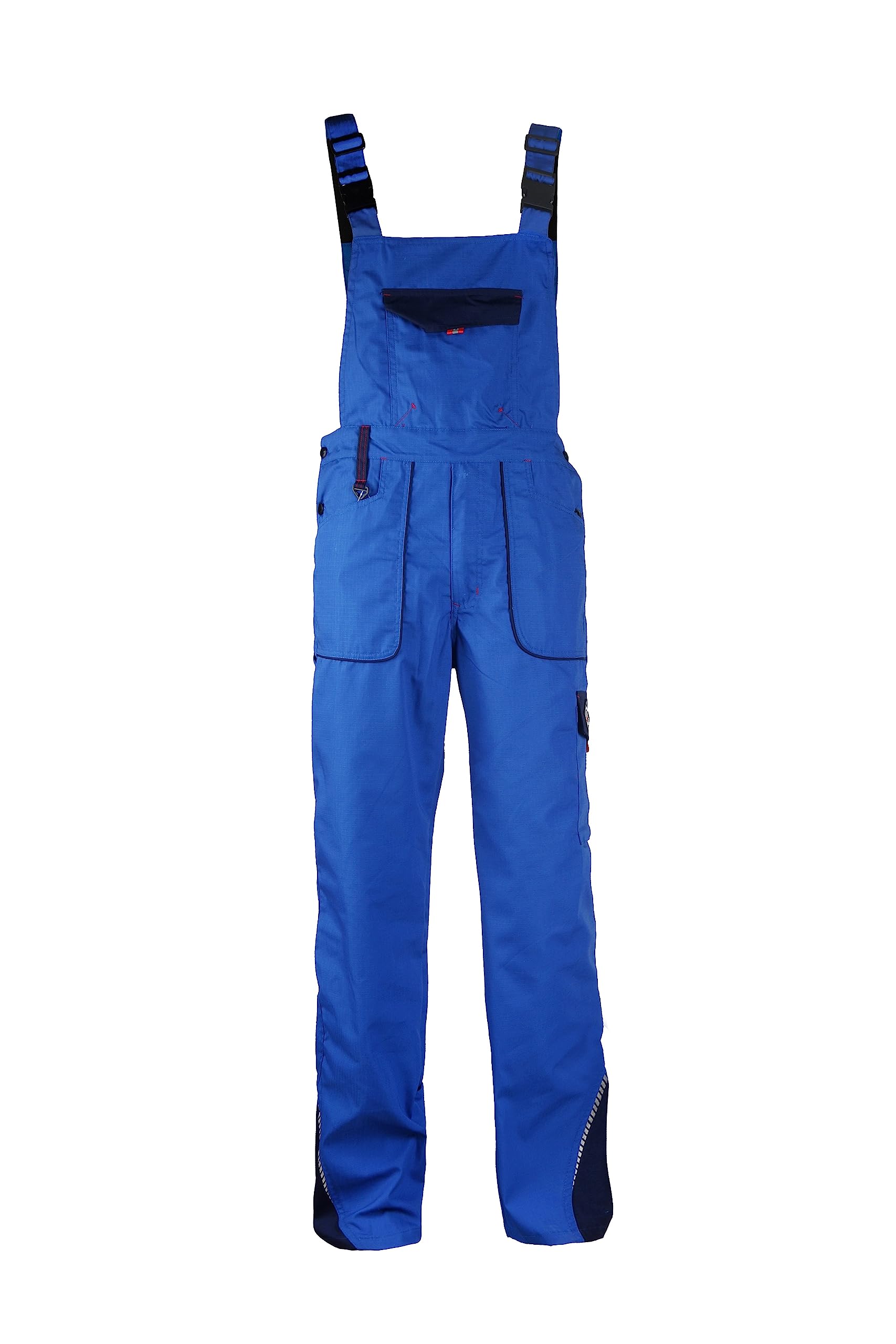 Prisma Peto de Trabajo para Hombre - Resistentes y con numerosos Bolsillos - Azul Real - 62
