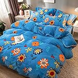 Superweiche, warme, gemütliche, umkehrbare, flauschige Fleece-Hug & Snug-Bettwäsche-Sets aus dickem Fleece halten die Wärme dicht an Ihrer Haut.