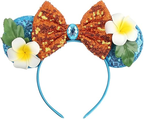 Miniatura 9 de Accesorios de disfraz de Moana para niñas, collar de Moana, diadema, accesorios de disfraz de Moana, accesorios de fiesta de Halloween y Navidad