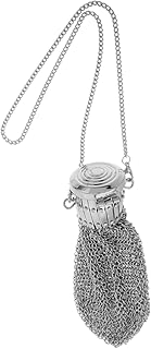 [RORPOIR] 箱 アンティークコインボックス レトロなコインバッグ アンティークコインホルダー 交換財布 レトロ バッグ メッシュバッグ ステンレス鋼 Silver