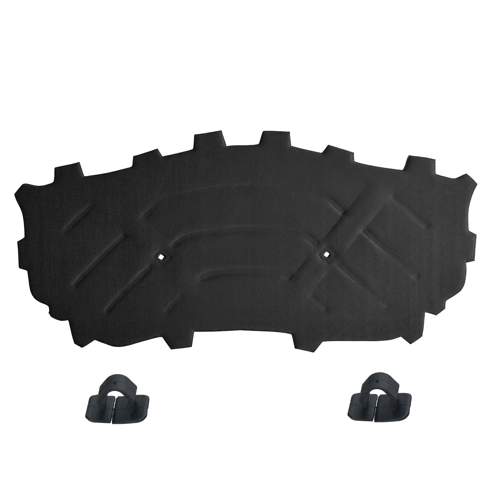 GEPCO Aislamiento térmico para capó de motor, alfombrilla de aislamiento para AUDI Q3 8U 2012-2018 con clips 8U0863825A