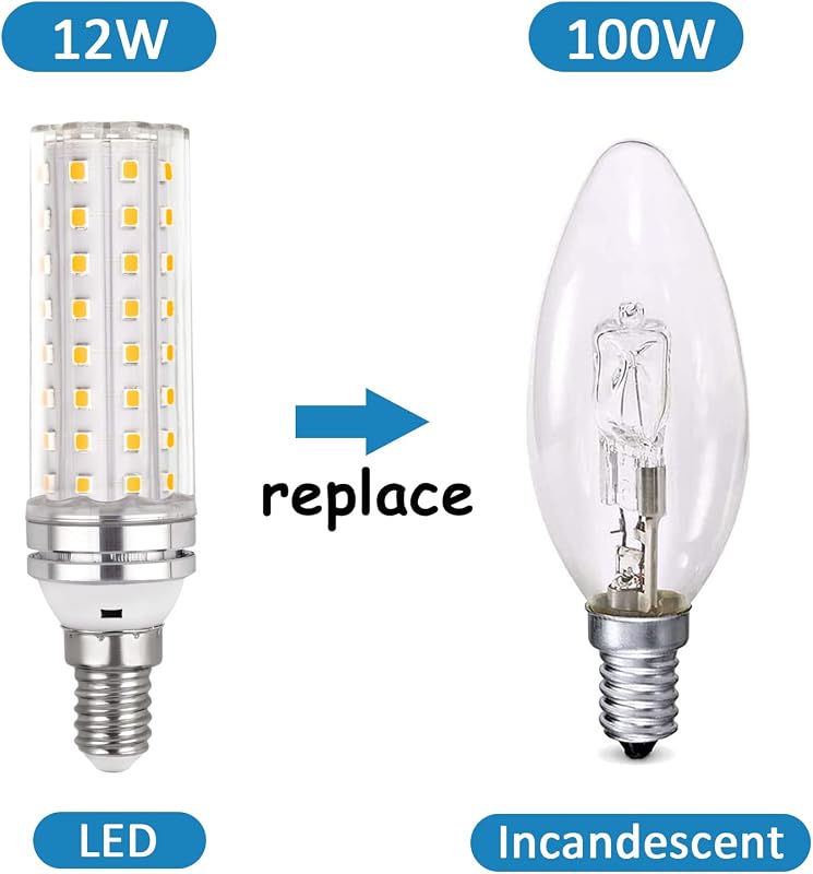SCNNC LED kukoricaizzó E14 12W hideg fehér 6000K 6 darab csomag