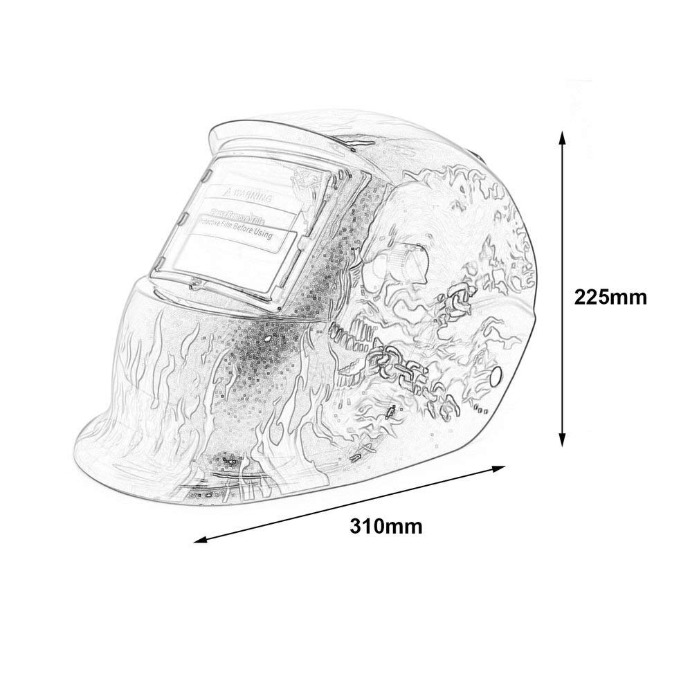 Careta Soldar Automatica Solar oscurecimiento automático Casco de Soldadura eléctrica Soldadura máscara Tapa de la Lente Casco del Soldador for la Soldadura de la máquina Mascaras De Soldar