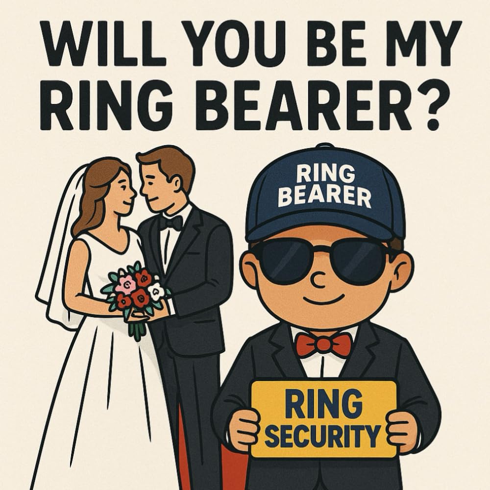 Will You Be My Ring Bearer Coloring Book: Ring Bearer proposal gift