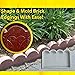 1pc Fence Concrete Mold, Garden Concrete Brick Mould, Guardrail Fence Side Stone Mold, Plastic Fencing DIY s, Patio Paving Earth Tones
