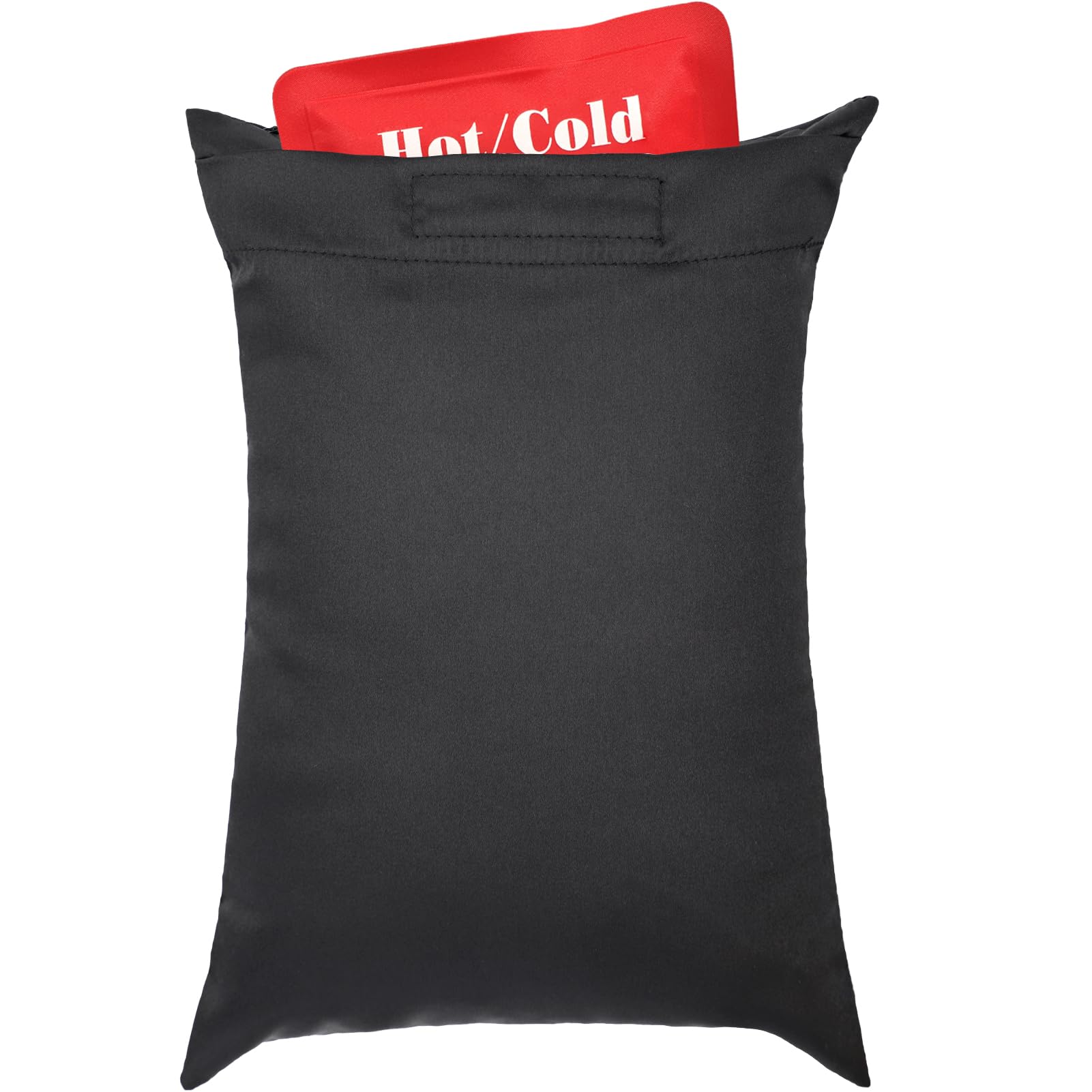 Hysterectomy Pillow Pocket Tummy Pillows with Covers, Hysterectomy Recovery Gifts, Ice Pack Not Included, Small Portable Abdominal Cushion After Surgery Post C-Section Women Satin Black