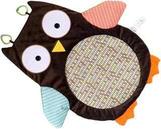 ibasenice Tapete De Brincar De Algodão Para Bebês Tapete De Brincar De Algodão Para Bebês Tapete De Brincar Para Barriga De Bebê Tapete De Brincar De Barriga De Desenho Animado Coruja
