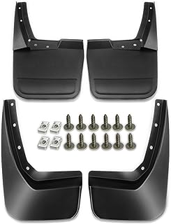 A-Premium Set of 4PCS Mud Flaps Splash Guards Mudguards Mudflaps w/Hardware Accessories Compatible with Lincoln Navigator, 2019-2022, Sport Utility, Bolt On, Front and Rear (Driver & Passenger Sides)