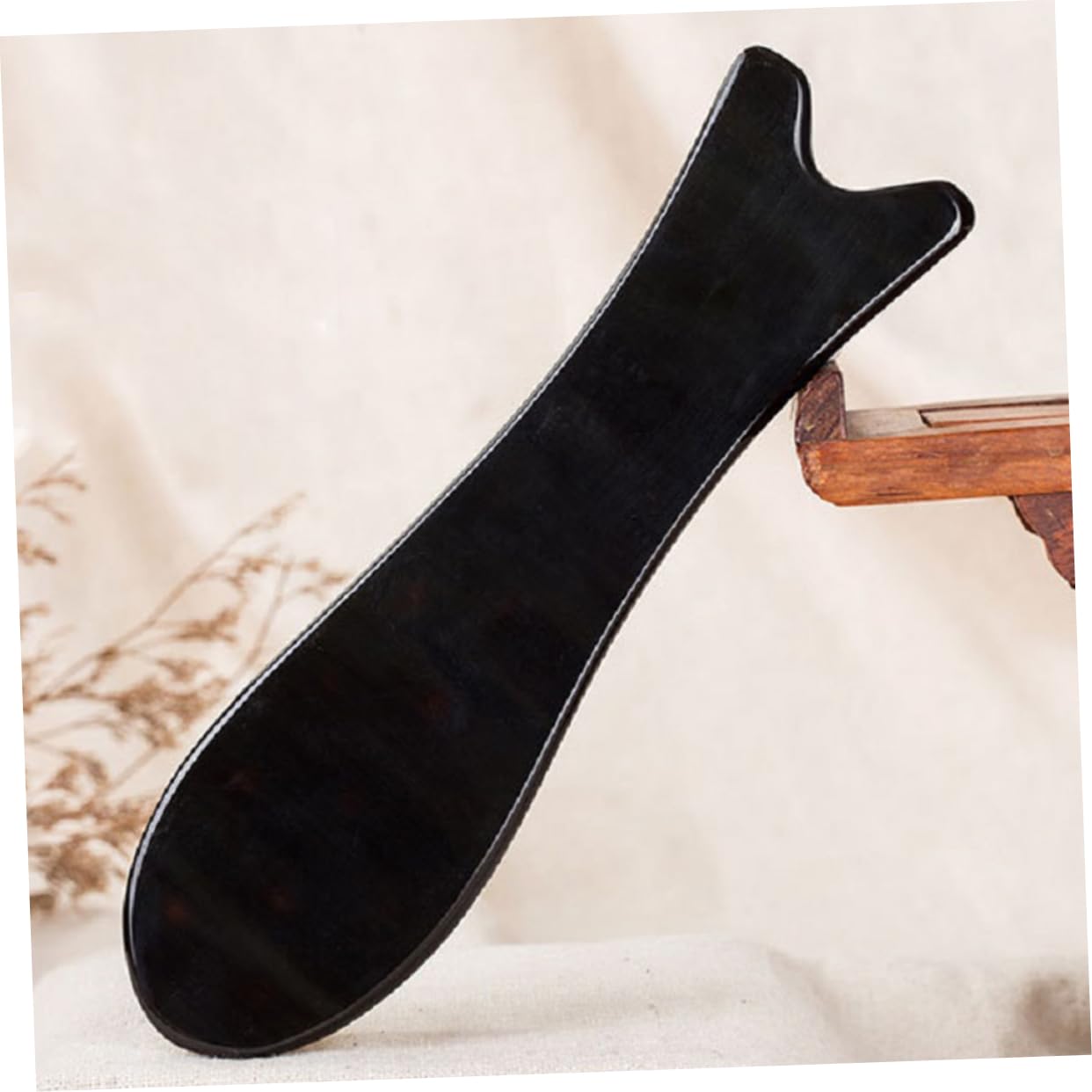 Healeved 3stücke Fischförmiger Massagekamm Aus Naturhorn Multifunktionaler Kamm Zur Kopfhautmassage Tragbar Handlich Elegant Für Entspannende Anwendungen Zuhause Oder Unterwegs