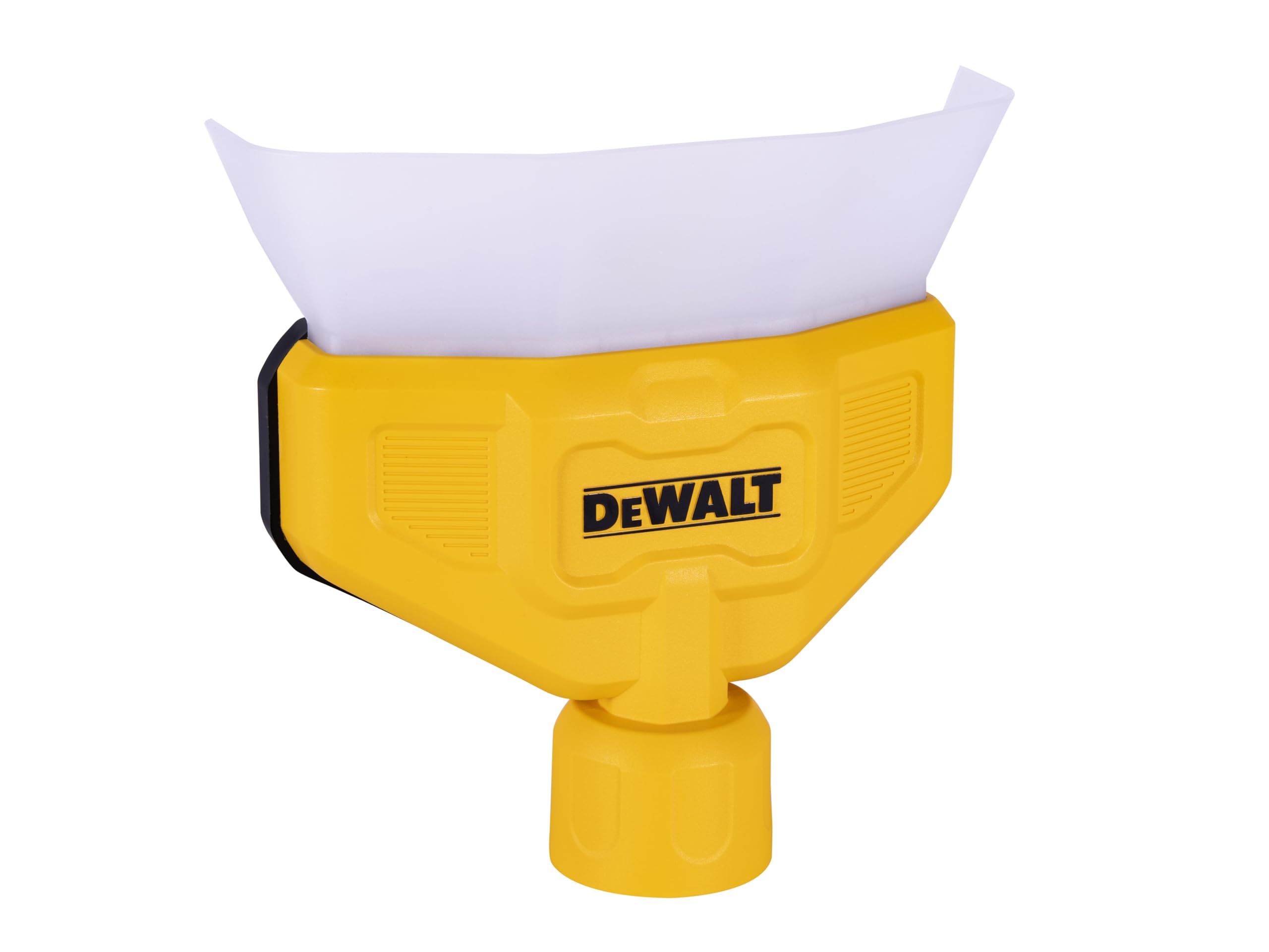 DEWALT Le collecteur de poussière DXVA00-​1500E a Un Design en Entonnoir pour Une Capture maximale des débris. Un Joint en Caoutchouc empêche Non Seulement Les Marques mais Assure également Un