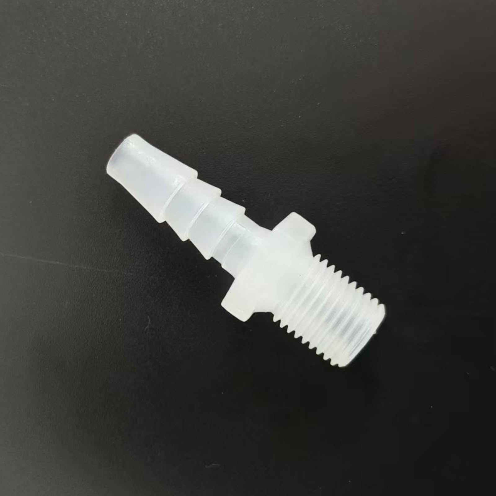 25-Pack 1/4G Male Threaded to Barbed Connector - Durable PP Hose Fittings for Laboratory and Food Machinery(5/16inch)