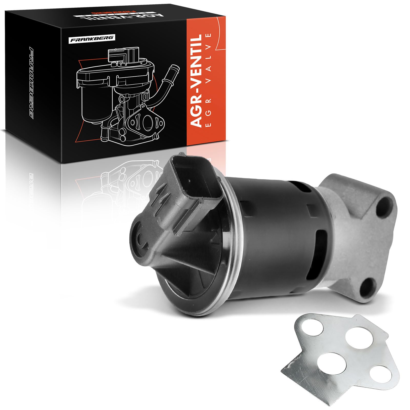 Frankberg Raffreddatore valvola EGR per ricircolo dei gas di scarico | Compatibile con: Kalos KLAS, Aveo/Kalos Hatchback T250 T255, Aveo/Kalos Berlina T250 T255, Kalos berlina KLAS, Matiz KLYA