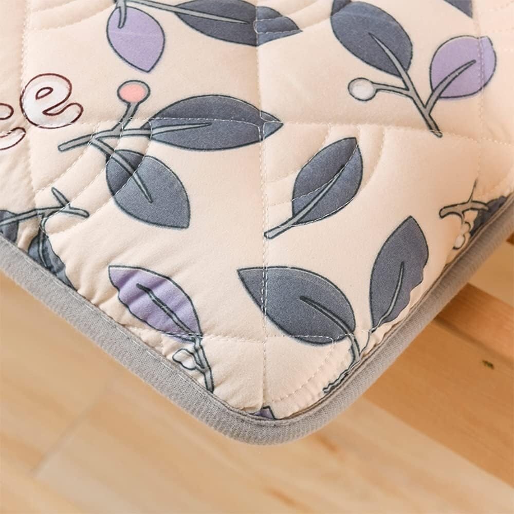 Foldable Japanese Floor Mattress Tatami Floor Mat 100% Cotton Breathable Futons Futon Mattress, Roll Up Floor Lounger Bed Couches (Color : D, Size : 120x200cm(47 * 79in))