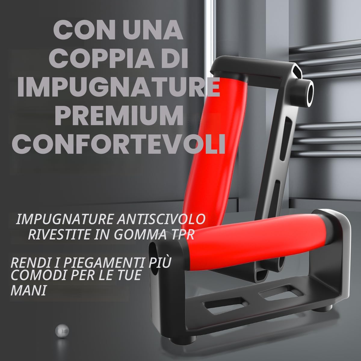 Tavola pieghevole 41 in 1 con contatore, ampia tavola per flessioni con manico per allenamento muscolare e allenamento della forza, 41 posizioni combinate
