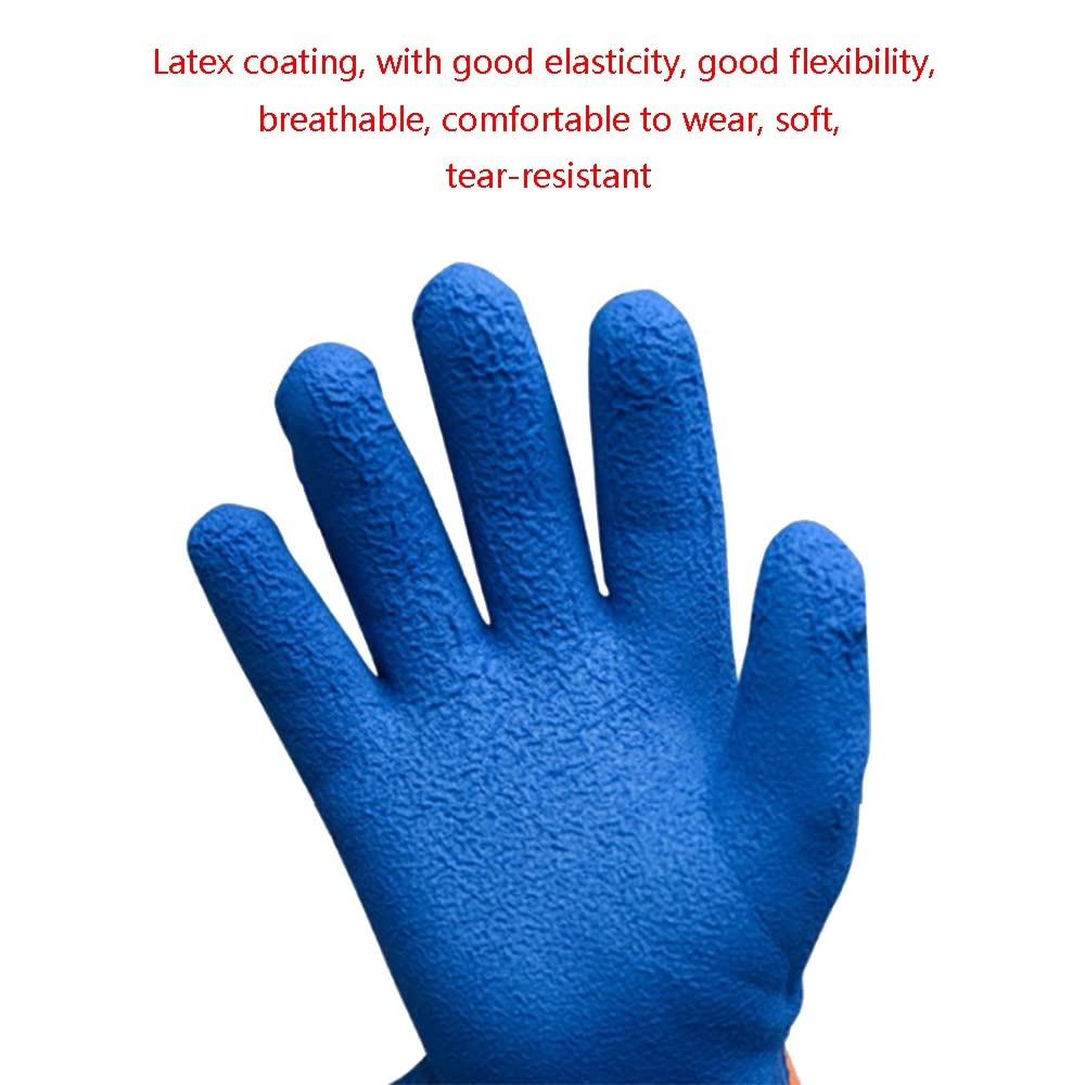 Axdwfd Guantes De Jardinería For Hombres Y Mujeres, 10 Pares De Guantes Anti-apuñaltos, Seguridad Y Trabajos De Protección, Adecuados For Jardines, Maquinaria (Size : L)