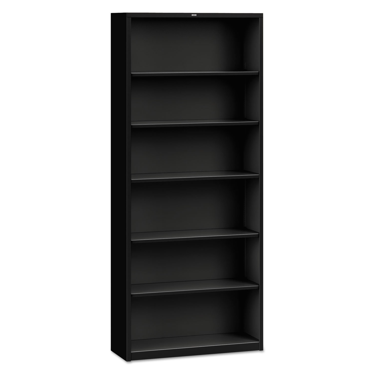 HON 6-Shelf Steel Bookcase - 81-Inch