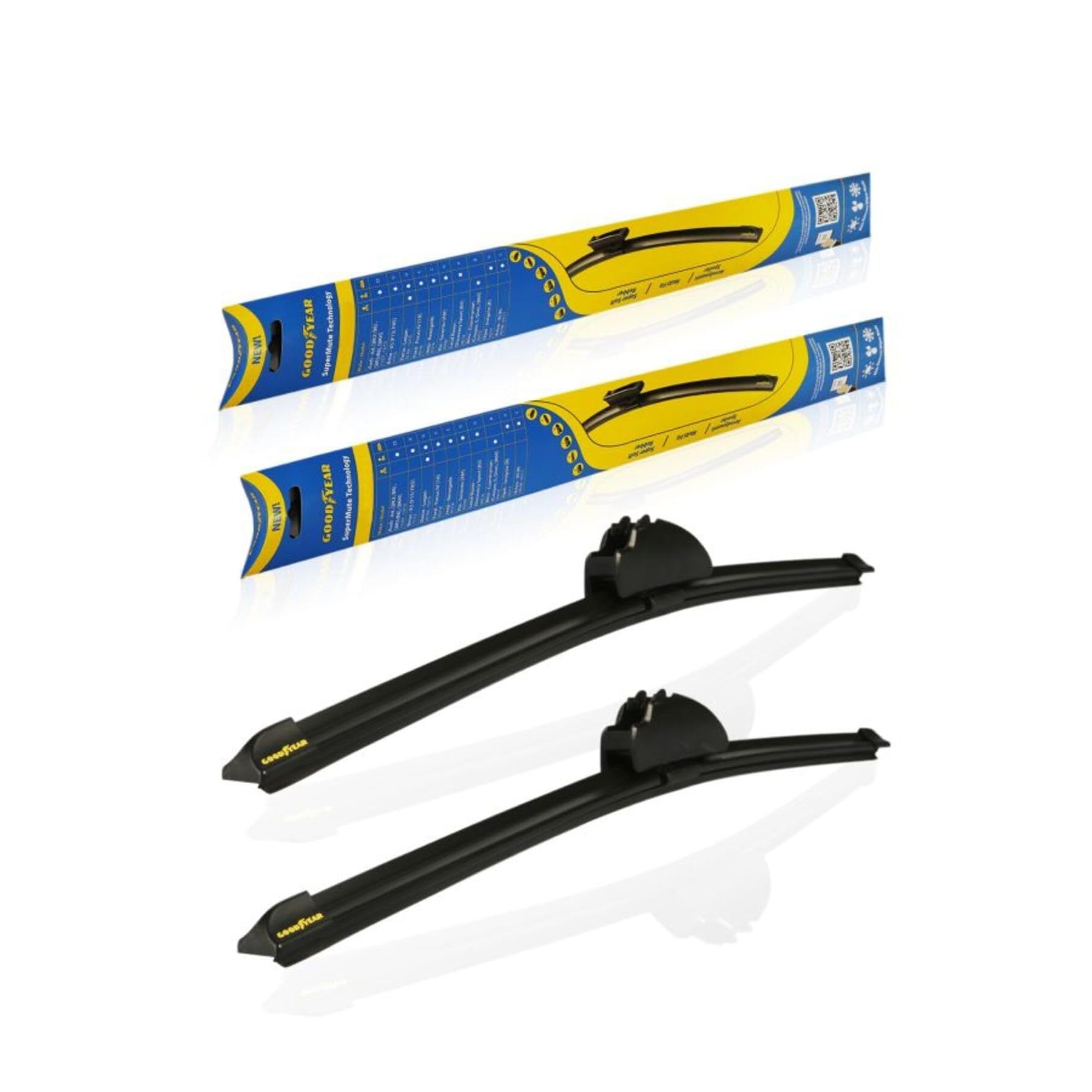 Goodyear Fiat 500 L Supermute 2'li Muz Silecek Takımı 2012-2022 Hatchback 650Mm ve 380Mm