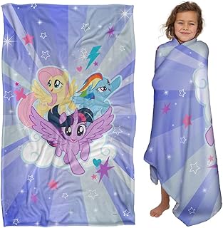 LOGOVISION My Little Pony Starry Sky Kids Silky Touch Blanket, 36