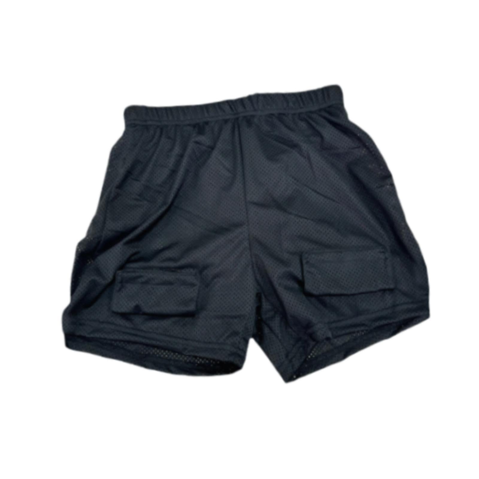 rockible Short de Hockey Ample pour Homme, équipement de Protection, Short de Sport, Support Professionnel, Short en Maille pour Baseball, Adultes