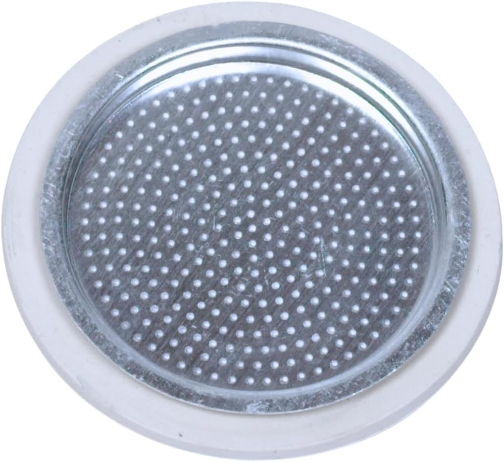 IMUSA USA Aluminum Stovetop Espresso Maker Replacement Rubber Ring & Filter only for 3 Cup