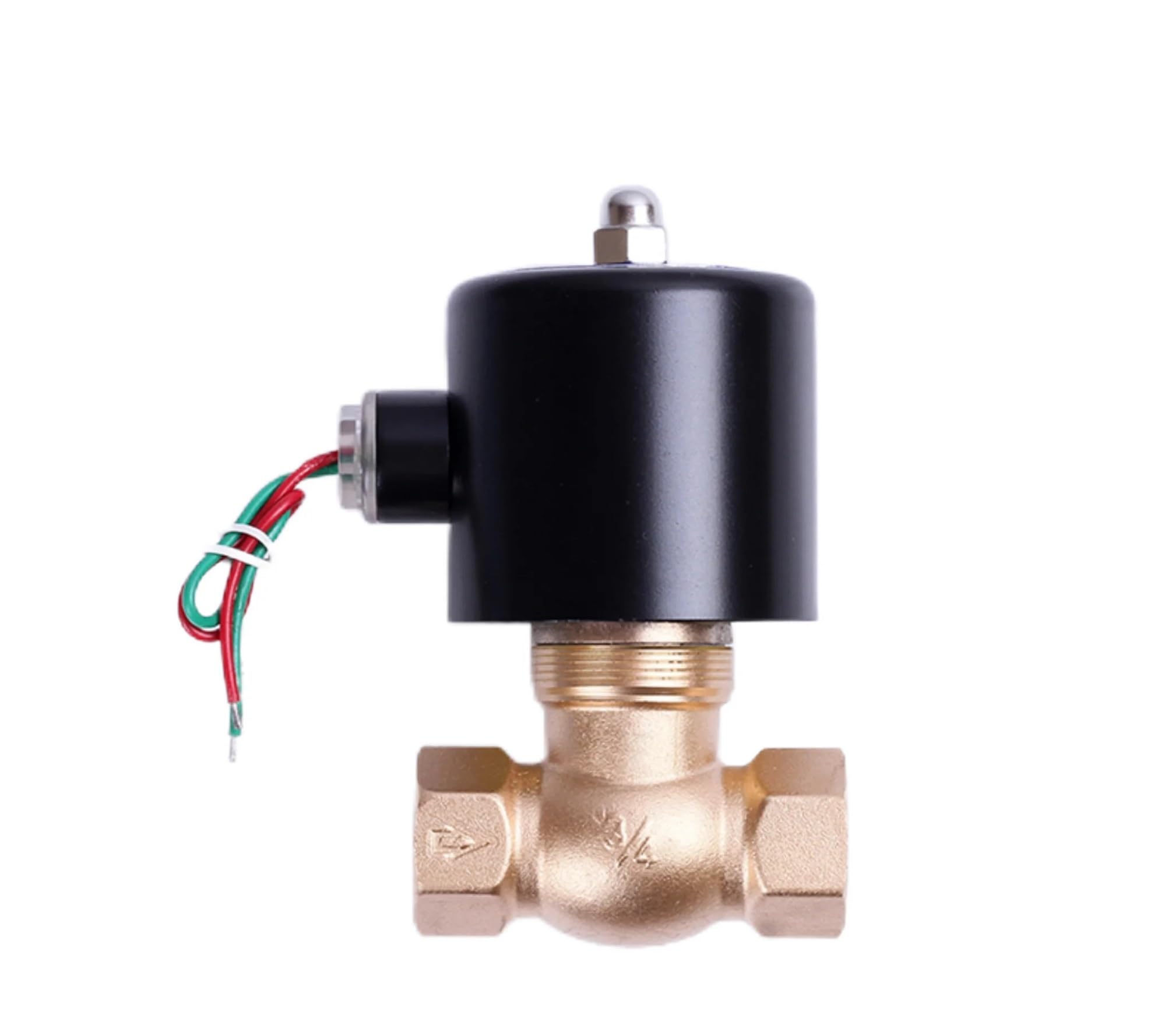 HKYPCOKVK 3/4 inch Brass Normally Closed Solenoid Valve 220V 24V 200 Degree High Temperature Steam(DC24)