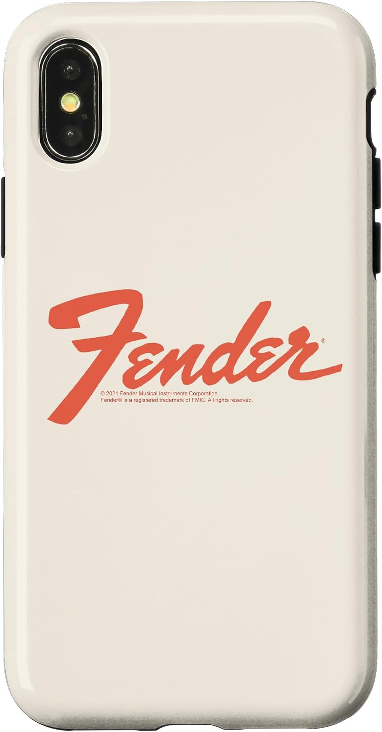 iPhone 12 mini Fender Orange Logo Case