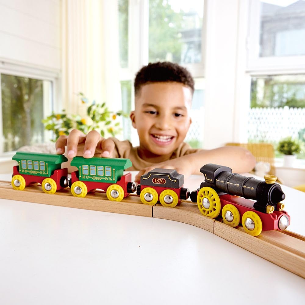 Hape giocattolo Treno a vapore retrò con luce e suono