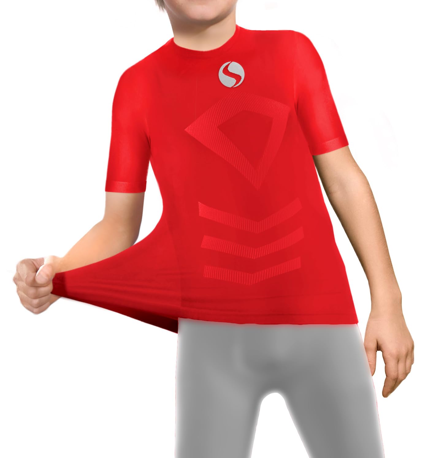 Sesto Senso Camiseta Térmica para Niño Manga Corta Camiseta Deportiva