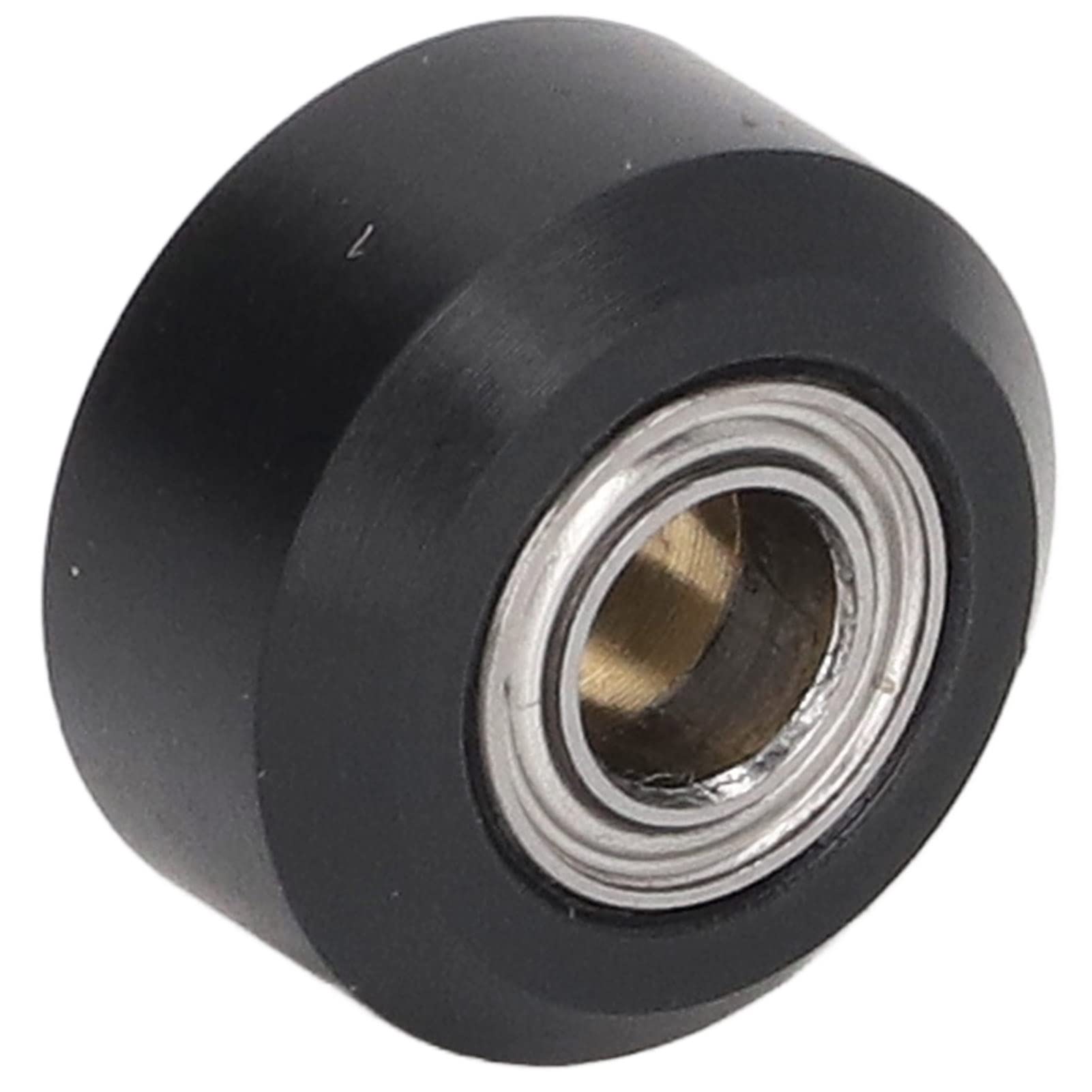 Jeu de Roues de Poulie D'imprimante 3D POM avec Roulement en Caoutchouc Durable pour des Performances Fluides, pour CR10 Ender 3 Anet A8 Tevo Tarantula, 48 Pièces (Poulie noire)