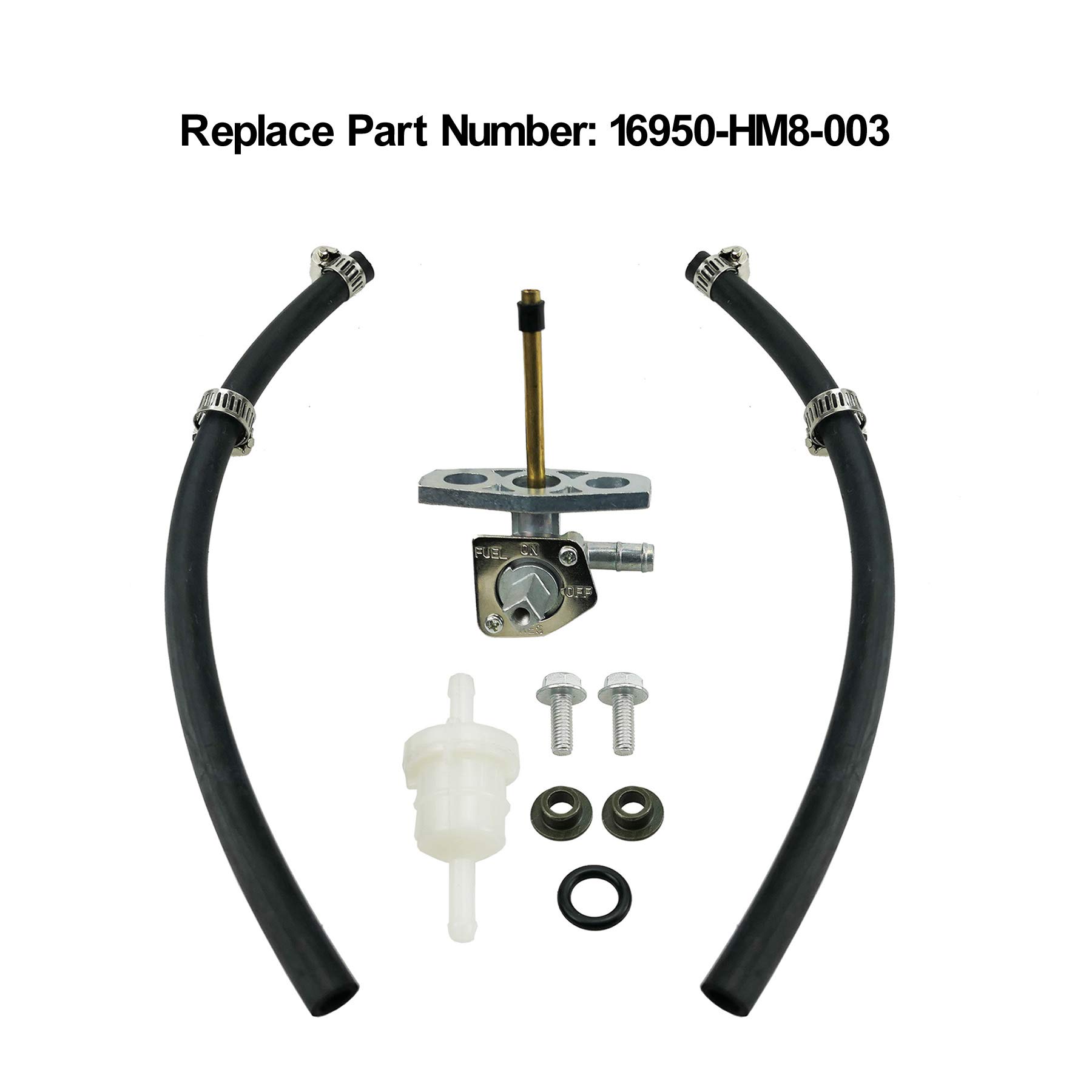 Fuel Shut Off Valve Petcock Kit For Honda 16950-ZS9-003 – Includes