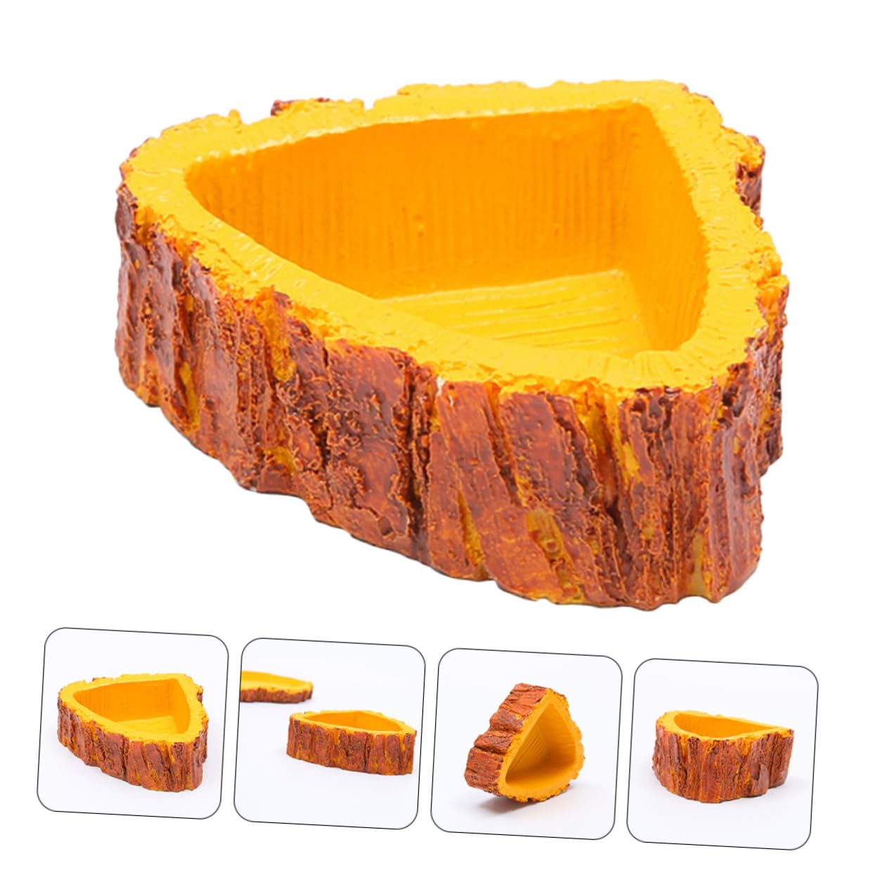 Cuenco de agua para reptiles Cuenco for alimentación de reptiles, 1 pieza Cuenco for comida Comedero for reptiles Cuenco for tortugas Plato for alimentación de reptiles Cuenco for roca for reptiles Cu