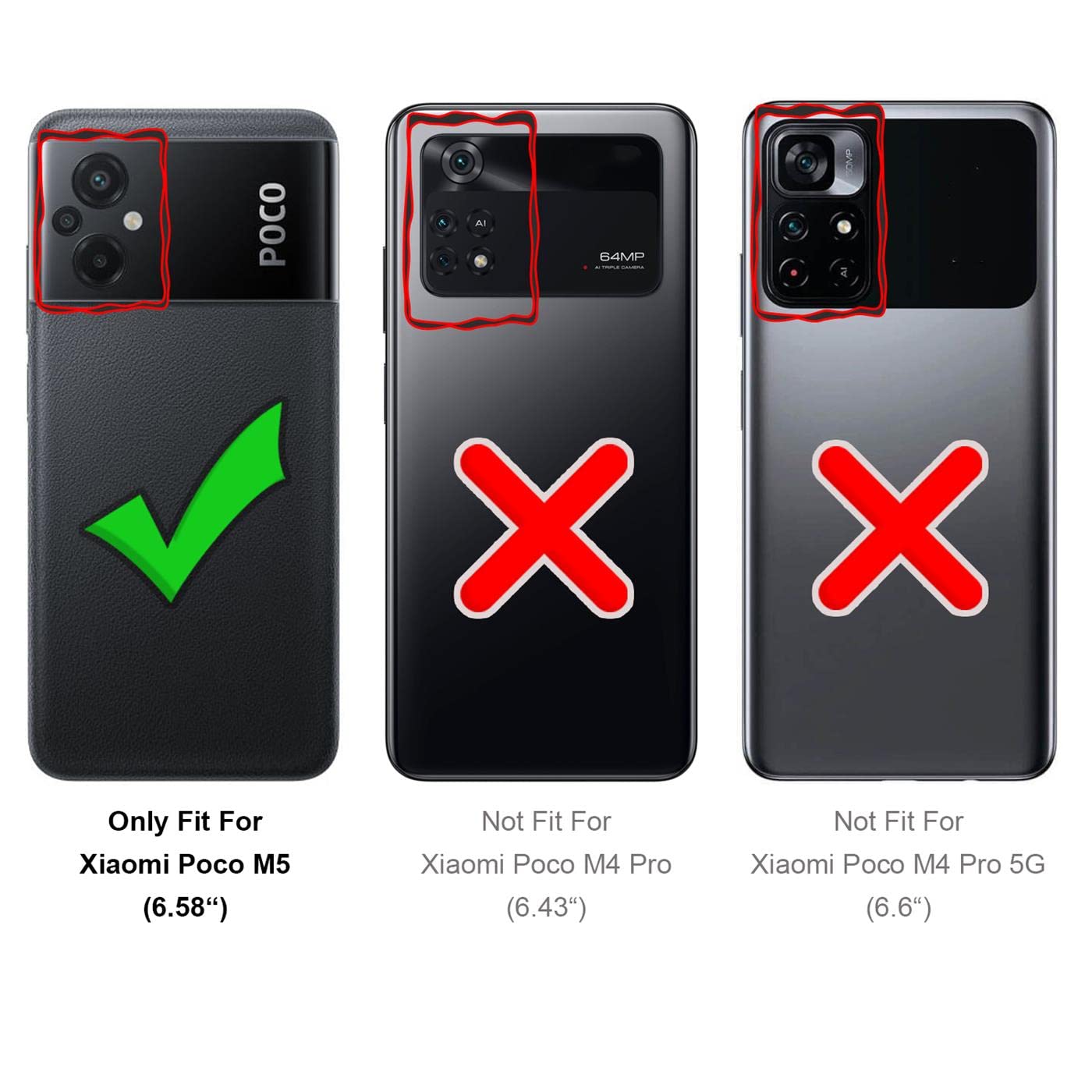 Verco Hülle Für Xiaomi Poco M5 – Schwarze Silikonhülle, Matte Oberfläche, TPU-Material