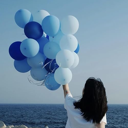 Miniatura 20 de 110 globos de neón UV que brillan en la oscuridad, suministros de fiesta de luz negra para fiesta brillante, helio, globos fluorescentes de neón