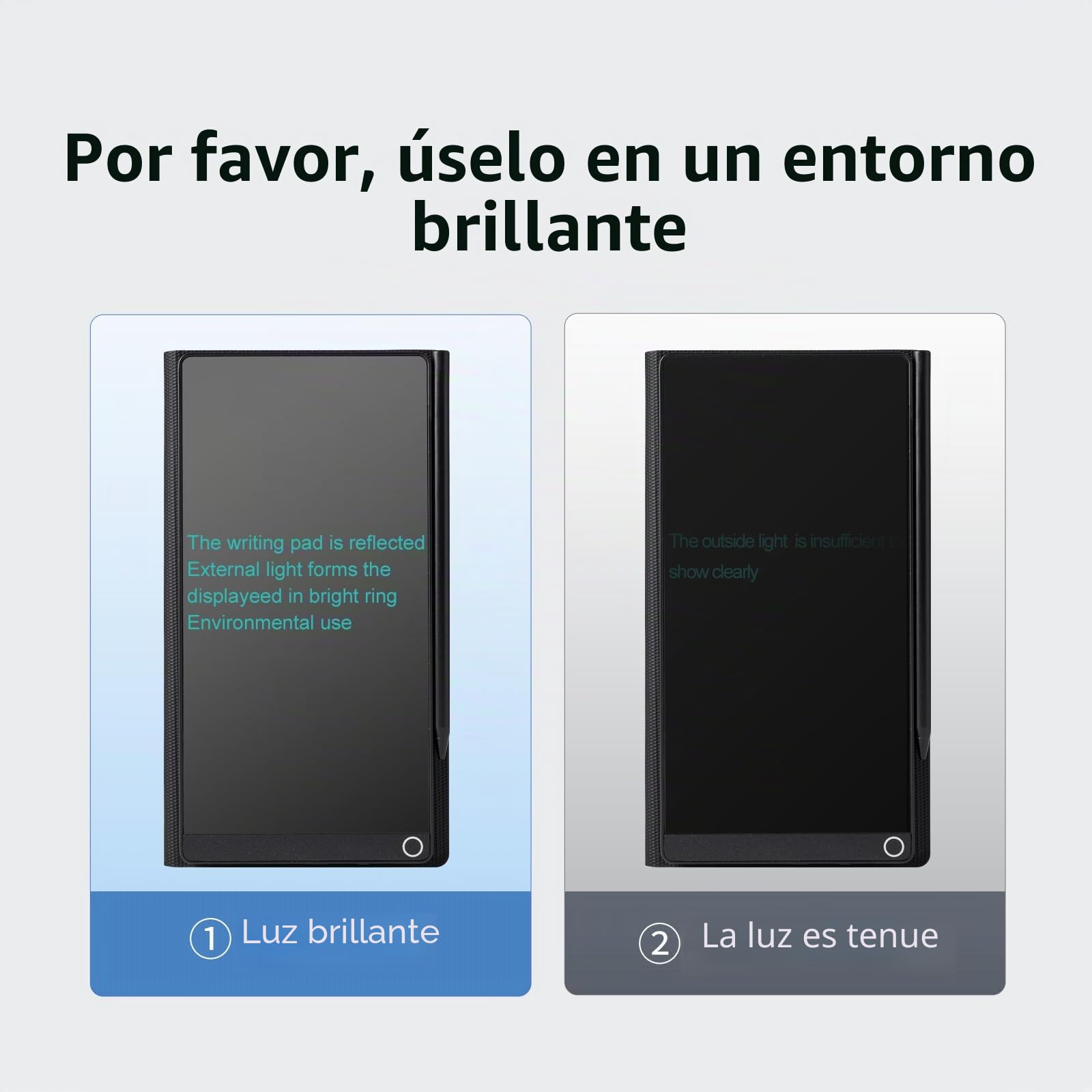 Czemo Pizarra de escritura LCD para adultos de 6,5 pulgadas con funda, reutilizables, tableros de escritura LCD, pizarra mágica para oficina, aula, memo, notas, monocolor