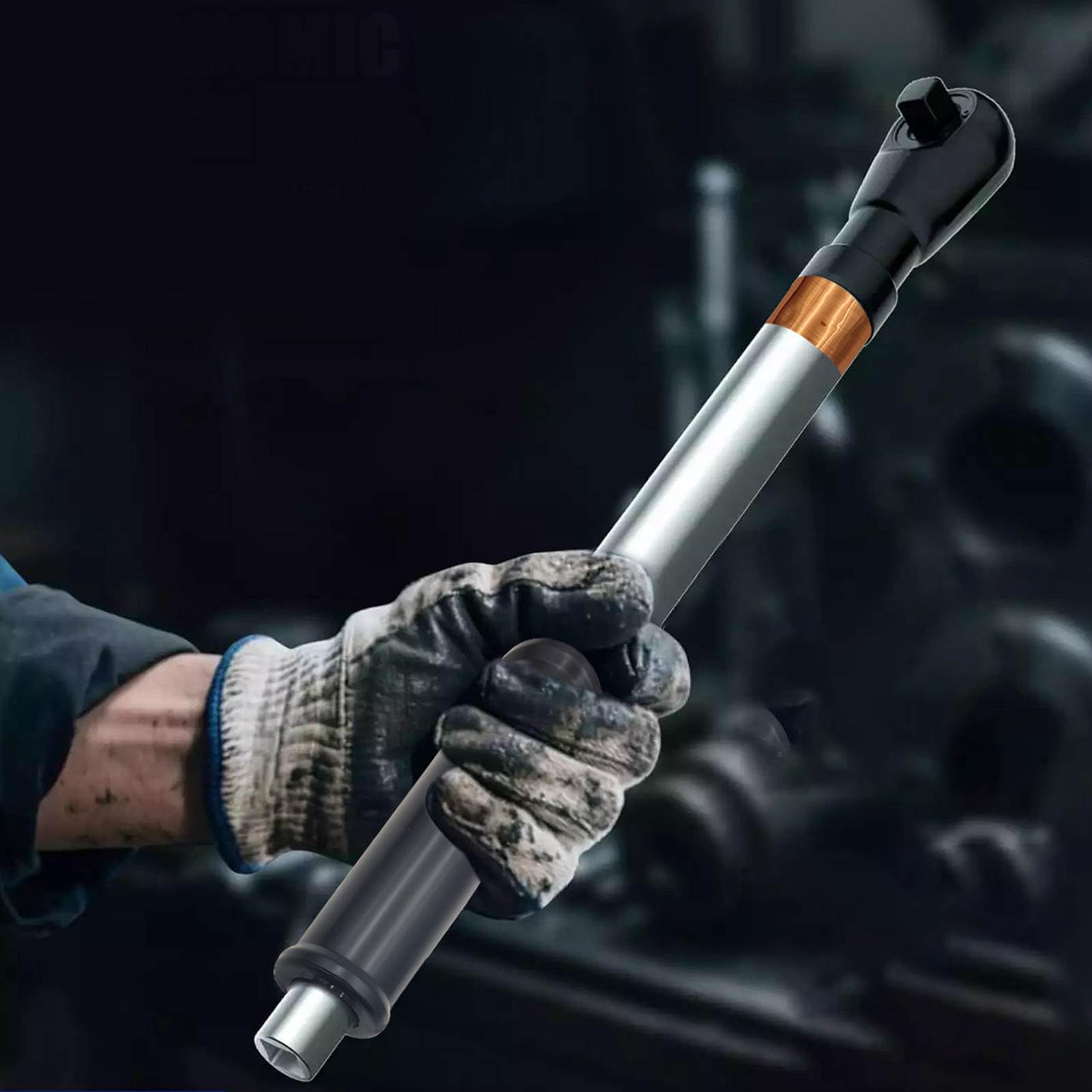 KANASI Przedłużka do klucza udarowego, 1/2 cala, wielofunkcyjna konstrukcja 2 w 1 z przełącznikiem kierunku jazdy do przodu do ciasnych miejsc w motoryzacji i hydraulice