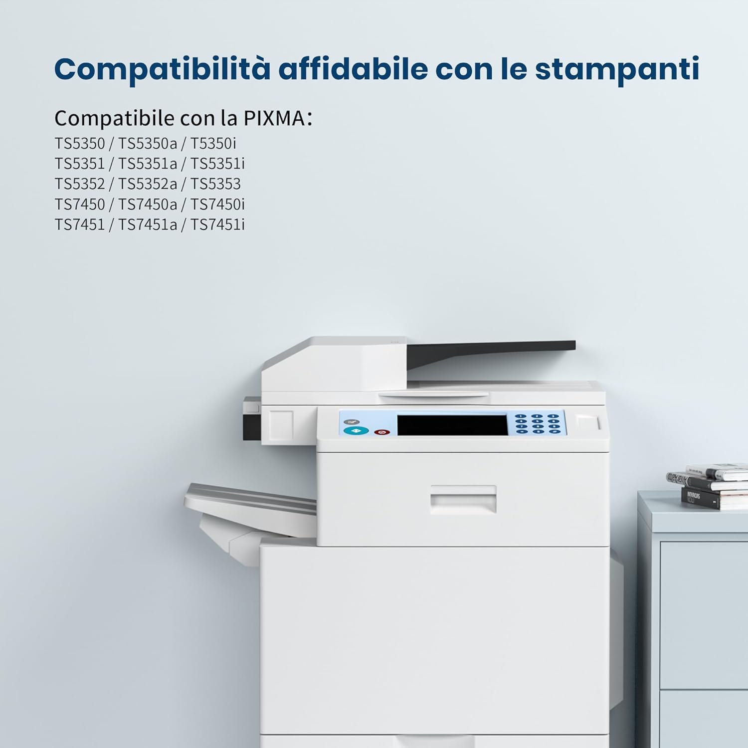 PG-560XL CL-561XL 560 XL 561 XL Cartucce Sostituzione per Canon 560 561 XL Nero e Colore per Canon Pixma TS7450i TS7450a TS7450 TS5350i TS5350 TS5351i TS5351 TS5352 TS7451 (1 Nero, 1 Colore)