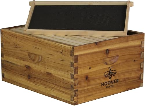 Miniatura 3 de Wax-Coated 10 Frame Beehive - (1) Deep & (1) Medium Unassembled