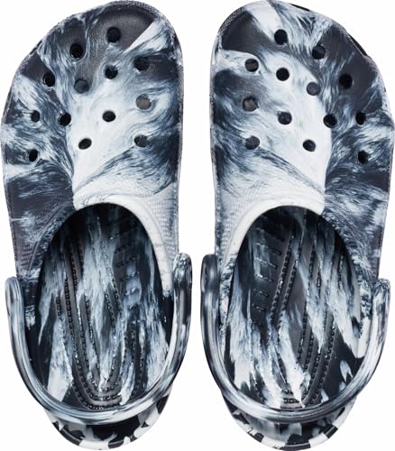 Image of Crocs Classic White /Black Clog-(206867-103)-2 UK Men / 2 UK Women (M2W4)