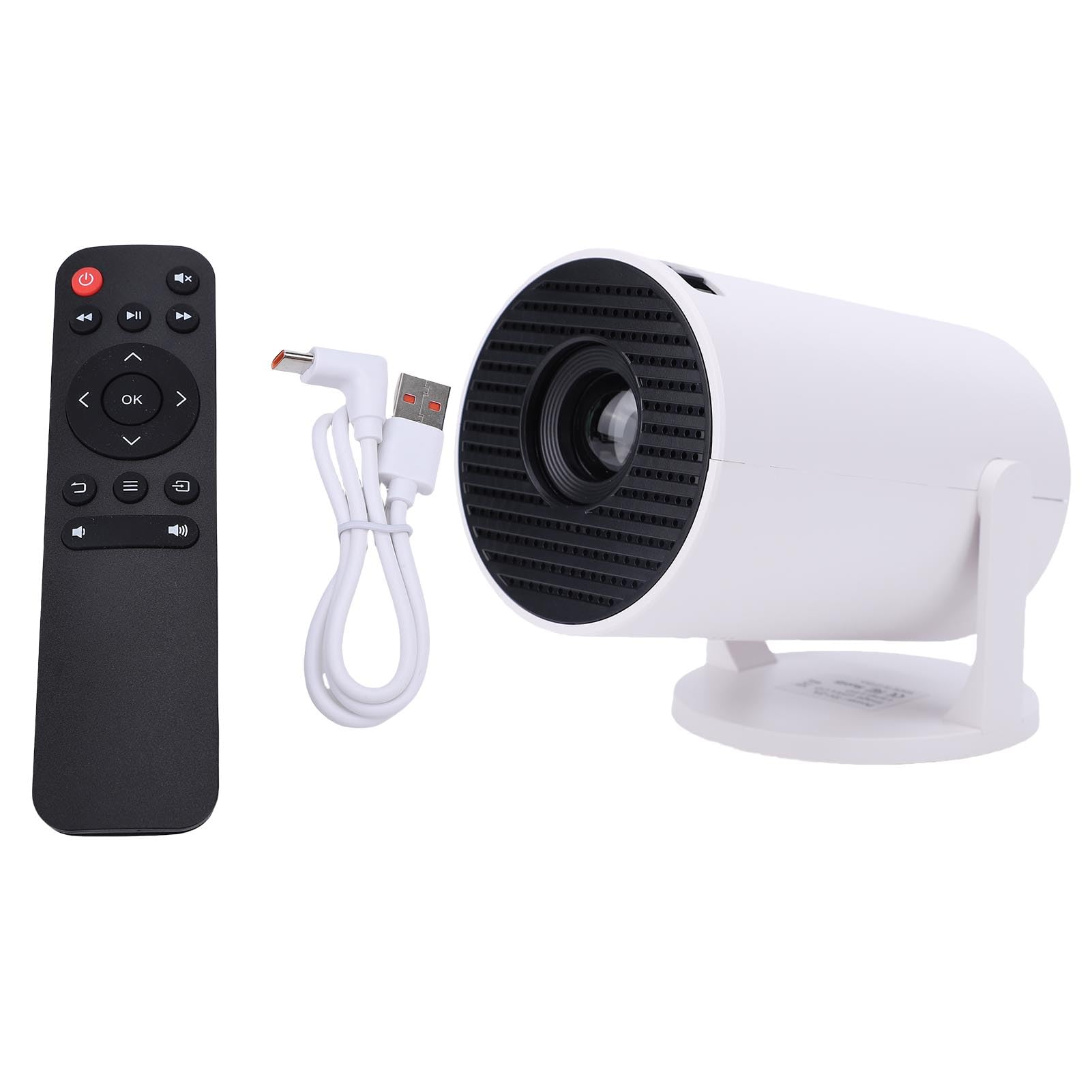 SENECESLI Mini Projecteur HD Portable avec WiFi | Vidéo Cinéma Maison, Faible Bruit, Rotation à 240°, Connectivité Polyvalente